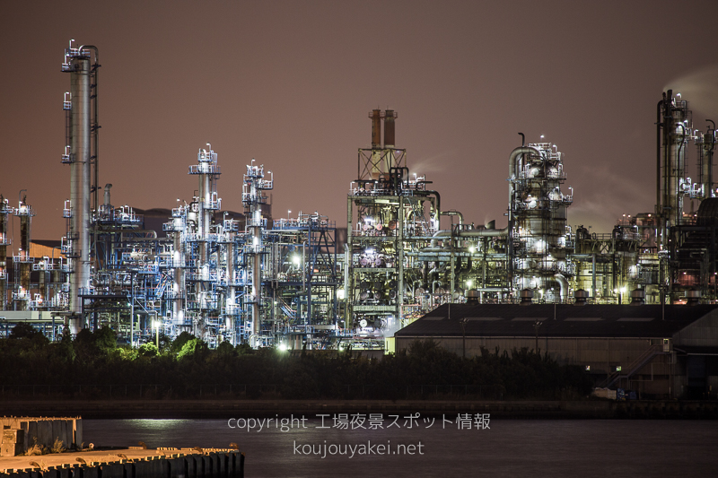 川崎市　千鳥橋からの工場夜景