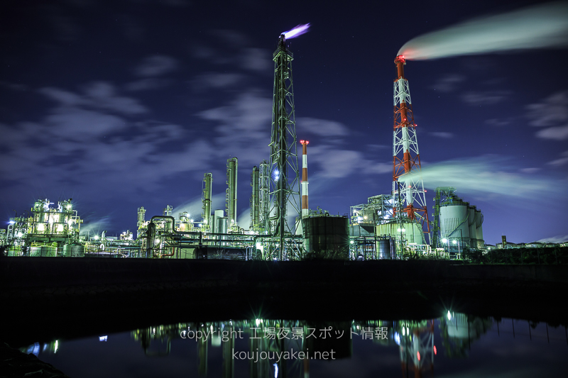 姫路市の工場夜景スポット