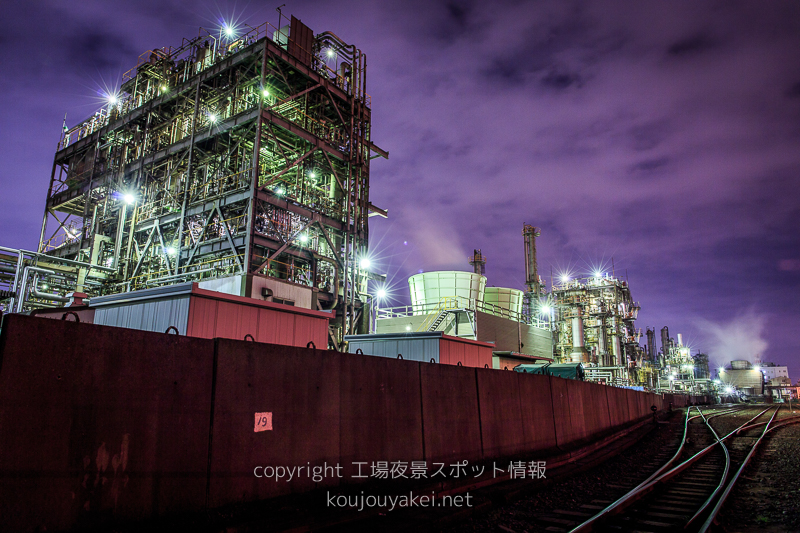 川崎市　千鳥町貨物ヤード周辺の工場夜景スポット