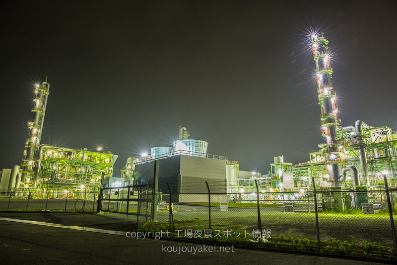 姫路市　網干区興浜海岸の工場夜景