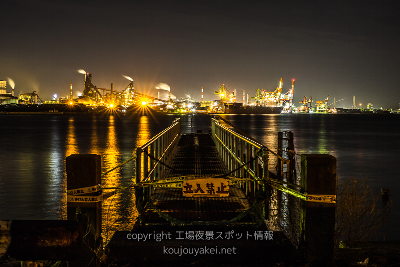 名古屋港　名港潮見の工場夜景（標準レンズで）